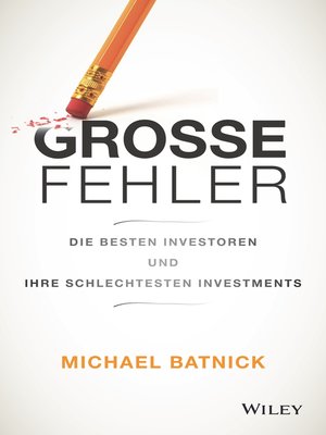 cover image of Große Fehler
